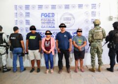 Fiscalía de Oaxaca y Gabinete de Seguridad aprehenden a presidente municipal, síndica, así como a dos policías de Ipalapa por homicidio de expresidente de la misma comunidad