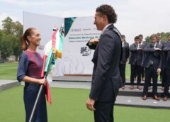 PRESIDENTA CLAUDIA SHEINBAUM ABANDERA A LA SELECCIÓN NACIONAL DE MÉXICO QUE PARTICIPARÁ EN LA COPA MUNDIAL DE LA FIFA 2026