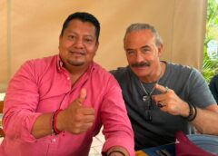 Sergio Sendel recorre el Centro Histórico de Oaxaca junto a Marco Hernández previo a la Guelaguetza2026💥