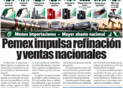 Pemex incrementa producción de petrolíferos y ventas nacionales de combustibles en agosto 2026
