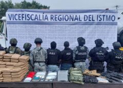 ¡Golpe histórico! Desmantelan mega centro de narcomenudeo en el Istmo 
